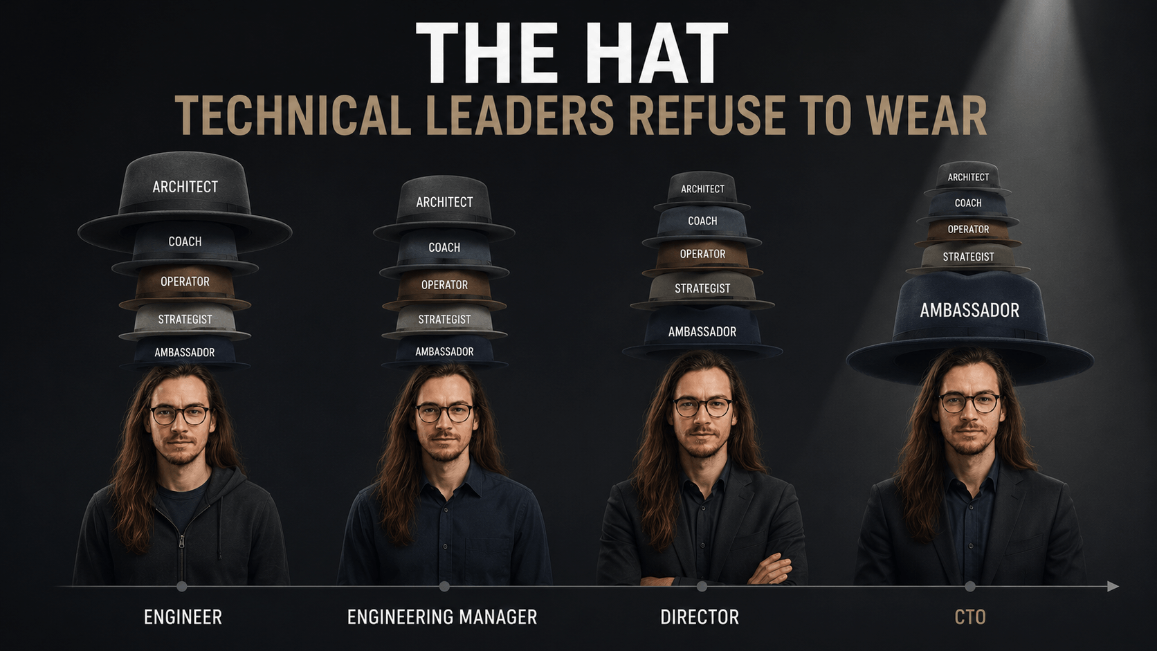 Five leadership hats for engineering leaders – including the Ambassador Hat